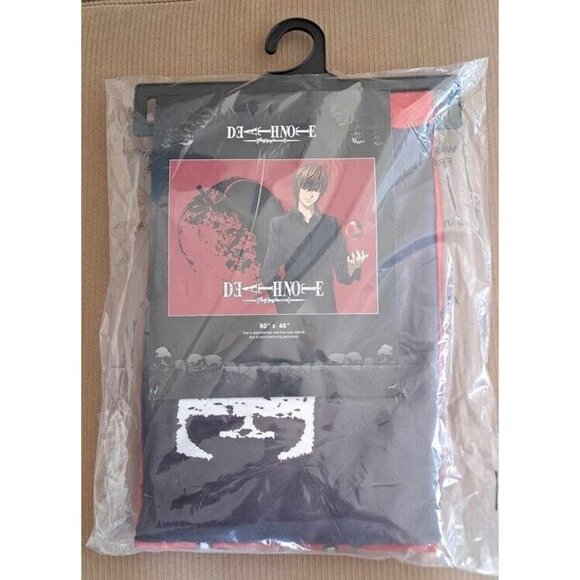 New Death Note Apple Light L Ryuk Smooth Fleece Throw Gift Blanket Anime SOFT - Picture 2 of 2